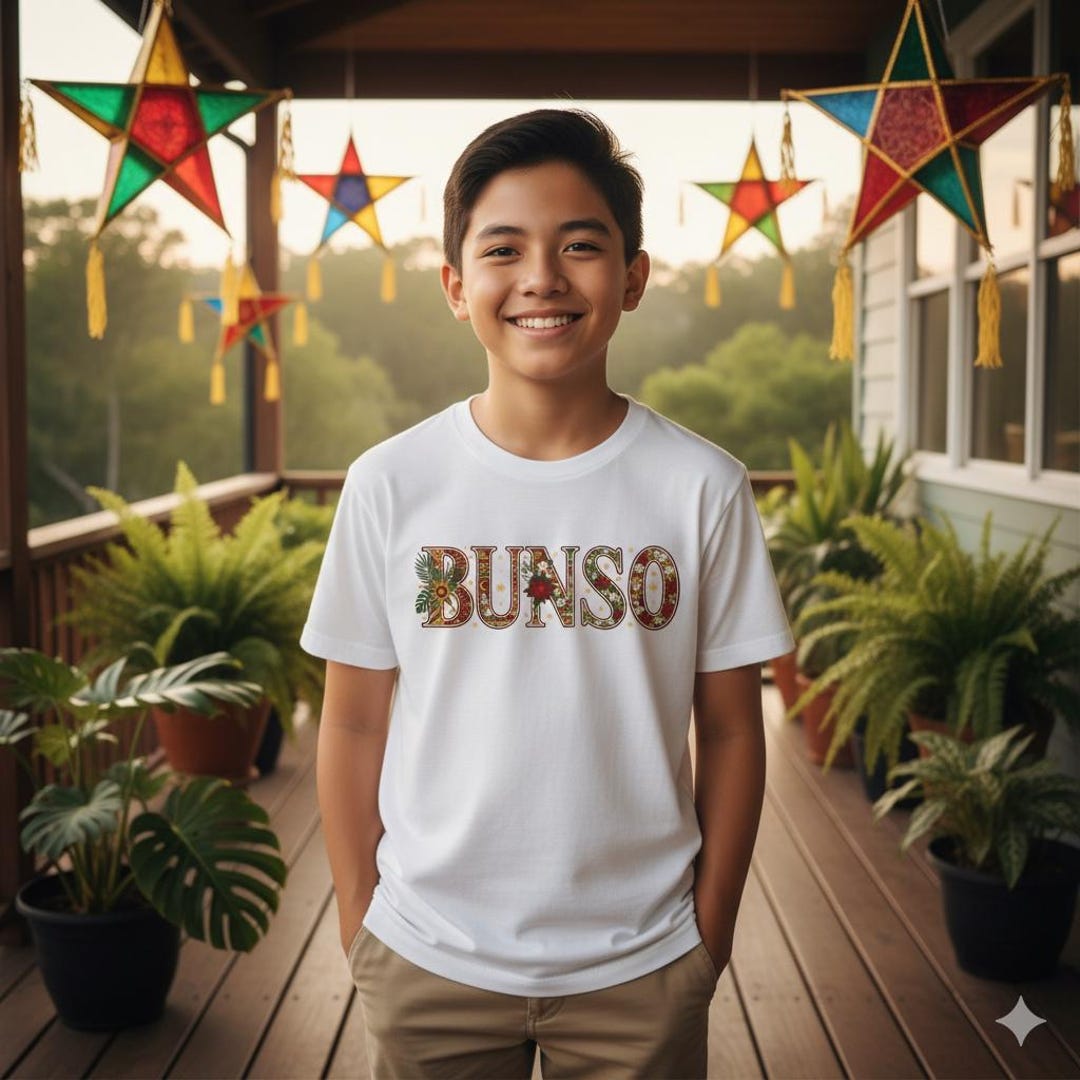 Bunso Filipino Youngest Child Youth Shirt, Christmas Gift Baby of ...