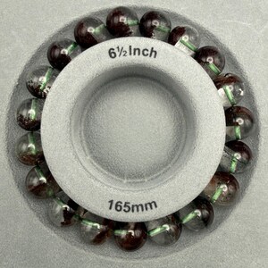 Phantom/Garden Quartz Bracelet (Lodolite) | Natural Inclusions | 10mm | Stretch Bracelet image 9