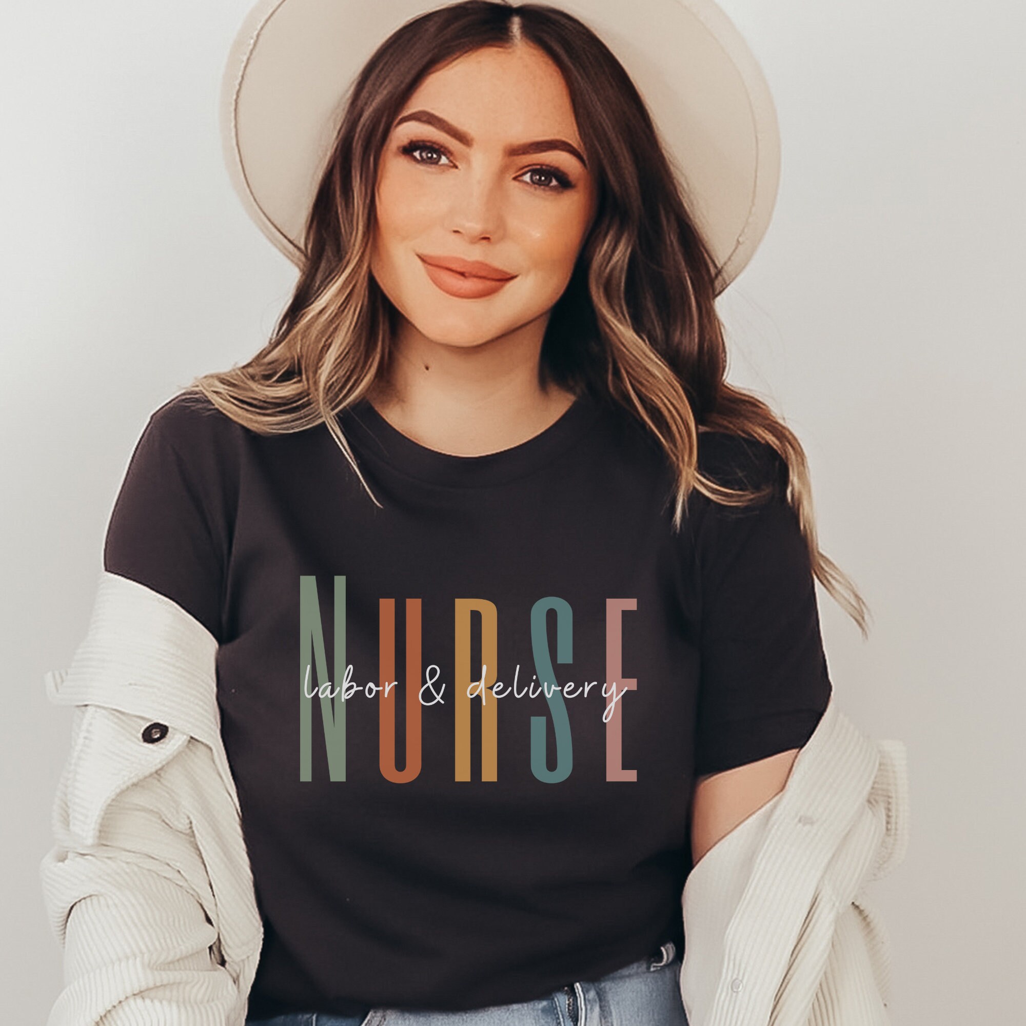 Labor and Delivery Nurse Tshirt L&D Nurse Gift Baby Nurse Etsy