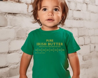 Irish Butter Toddler T-shirt, Funny Baking Sweatshirt, Baker Gift, St Patricks Day Shirt, Stick of Butter, Irish Butter Kids Shirt