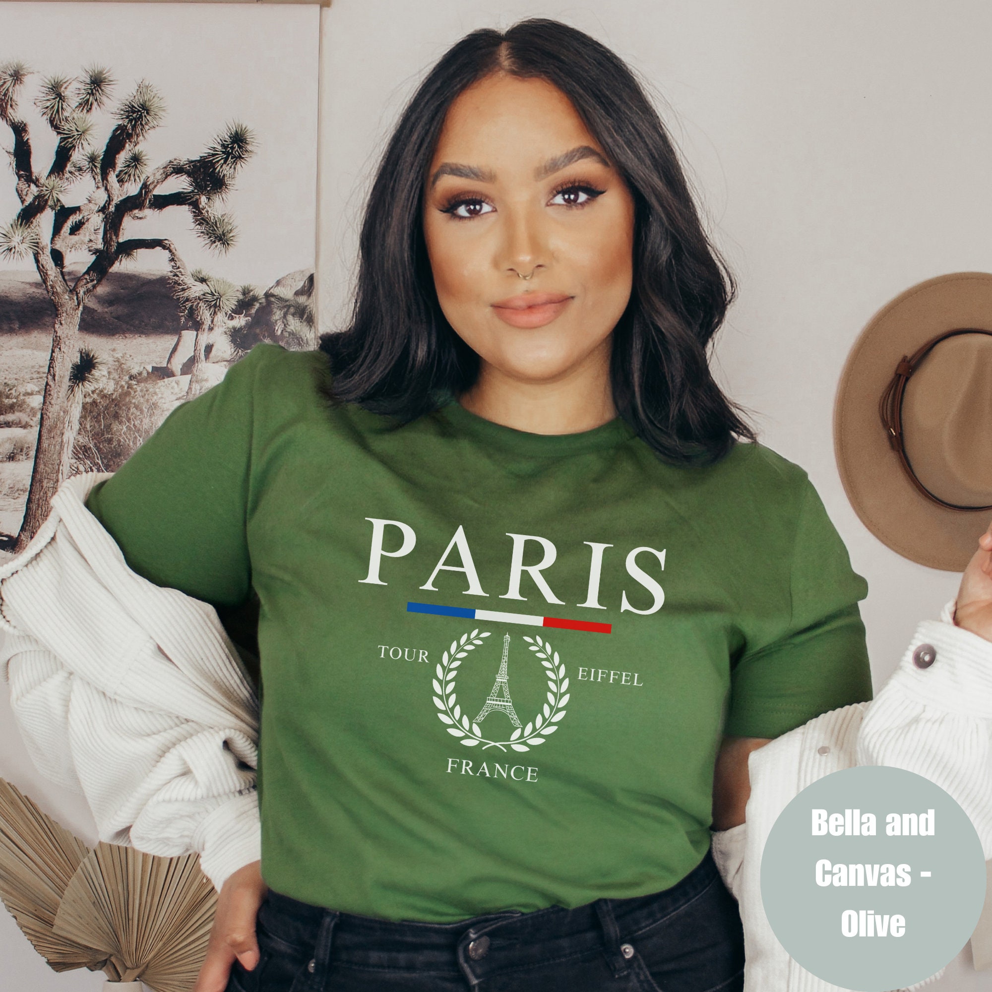 Poodle Paris France T-Shirt