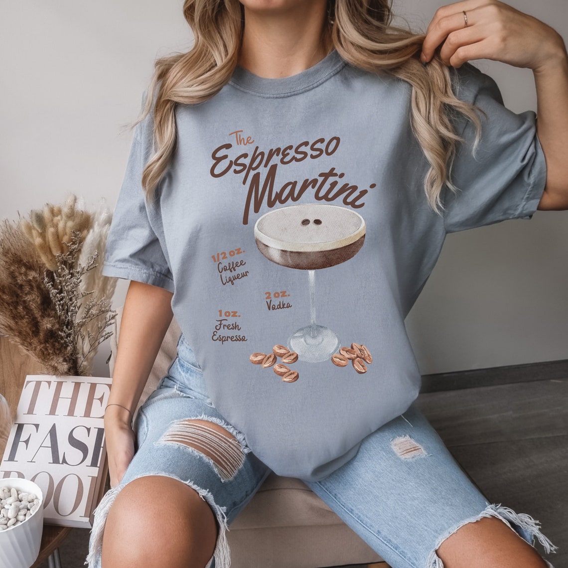 Espresso Martini Tshirt, Retro Espresso Martini Shirt, Vintage