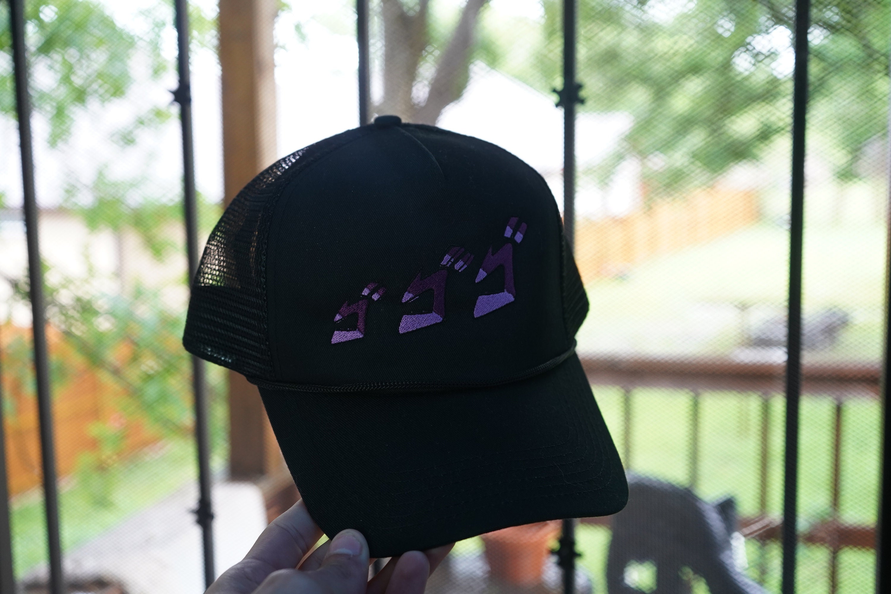 Menacing Anime Hat Inspired By Jojo - Manga SFX Hat