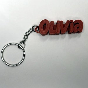 Custom Name Personalized Keychain