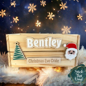 Christmas Crate, Easter Crate, Birthday Crate, Personalised, Crate, Interchangeable, Keepsake, Decor, Gift Box