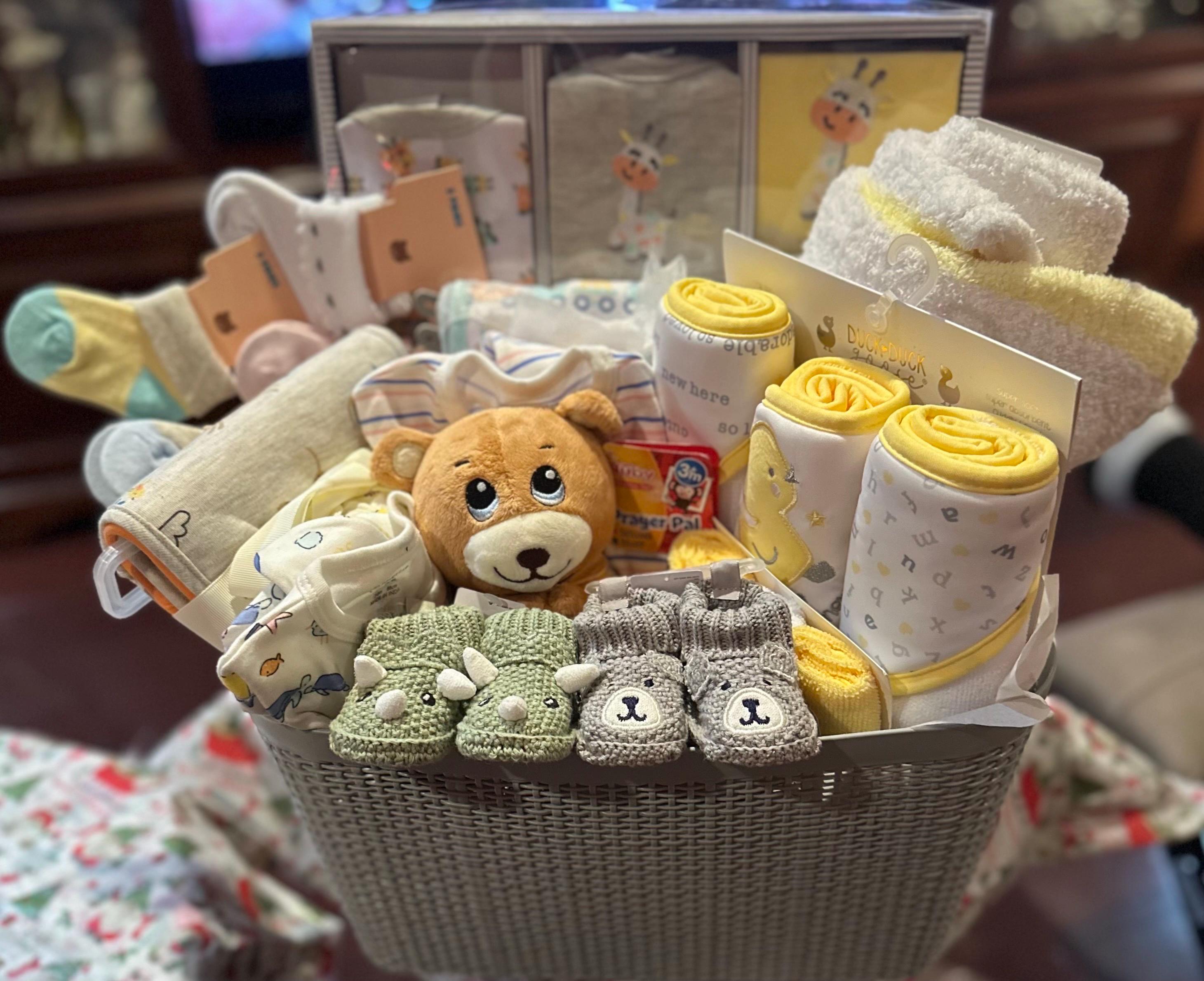Baby Gift Basket - Etsy