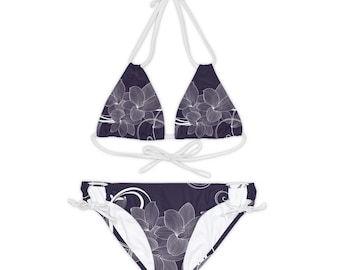 Set bikini con spalline (AOP)