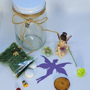 Starter DIY Fairy lantaarn verbeelding en doen alsof spelen. adopteer een schattige fee, met geboorteakte. Leuke kinderen