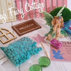 Starterfeeset, fantasie en fantasiespel. Adopteer een schattige fee met geboorteakte. Leuke kinderen voor kinderen.