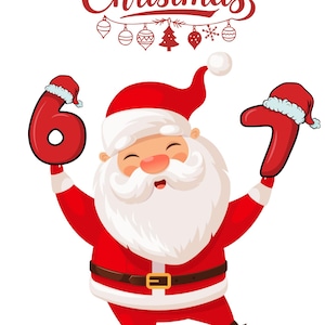 SANTA 6 7 - A4 Digital Download