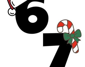 A Merry Christmas 6 7 - A4 Digital Download