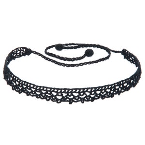 Handmade choker collar, lace fantasy necklace choker, Burgundy victorian lace choker