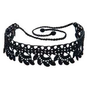 Unique choker necklace for women, Gothic necklace, Gothic jewelry, Black Necklace, Goth wedding