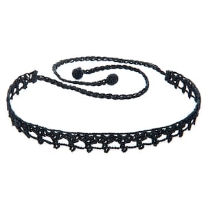 Black lace choker, Y2K, Black choker, Cosplay, 90s, Christmas Gifts