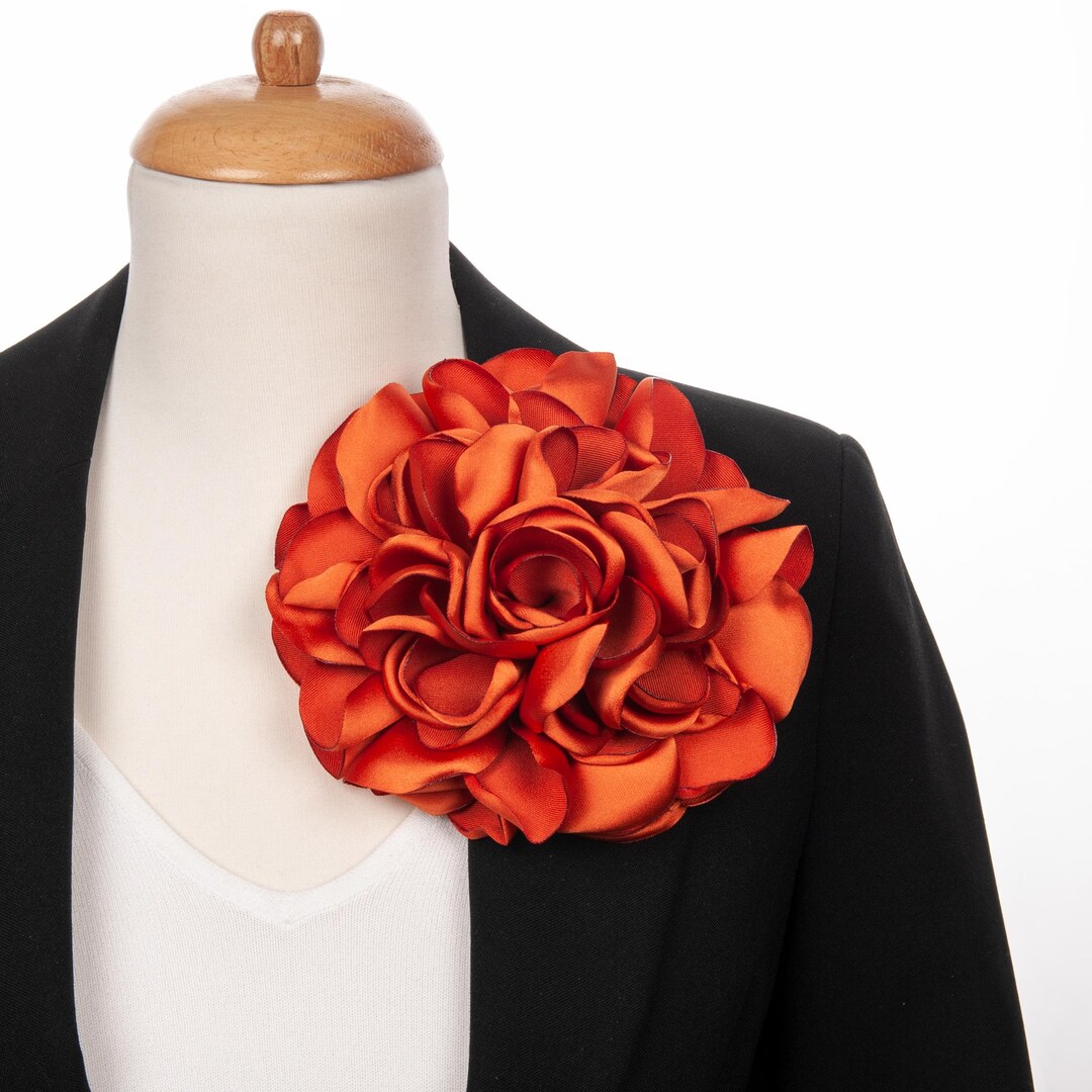 アクセサリー kanakotamura Satin Rose Brooch Satin Rose Brooch