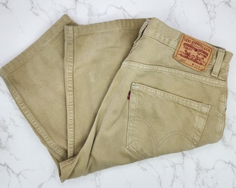 Men's Tan 550 - Levi's Jeans - 34W x 32L
