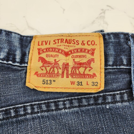 Men's Metal Blue 513 - Levi's Jeans - 31W X 32L - Etsy