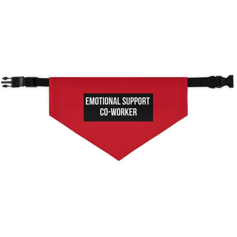 Emotional Support Coworker Dog Bandana for Your Loyal Companion, Pet