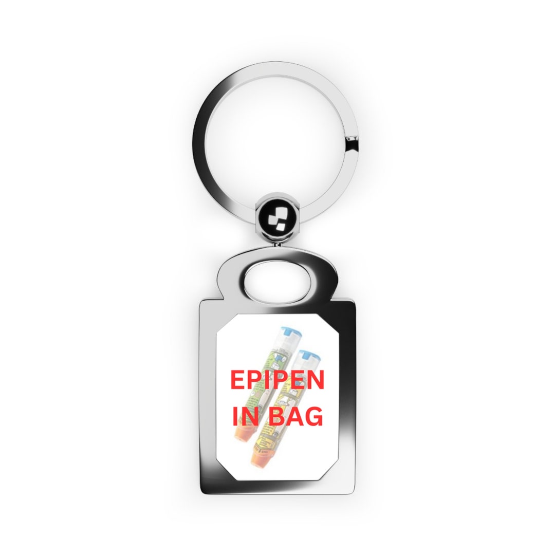 Epipen Keychain Epipen Keyring Epipen Bag Tag Etsy