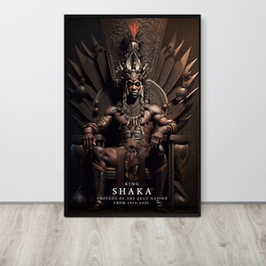 King Shaka - Emperor of the Zulu Nation - Digital Download (frame Not ...