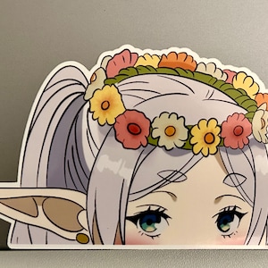 Frieren: Beyond Journey’s End Vinyl Peeker Sticker & Car Decal