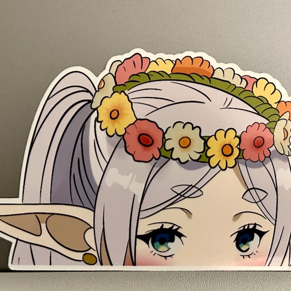 Frieren: Beyond Journey’s End Vinyl Peeker Sticker & Car Decal