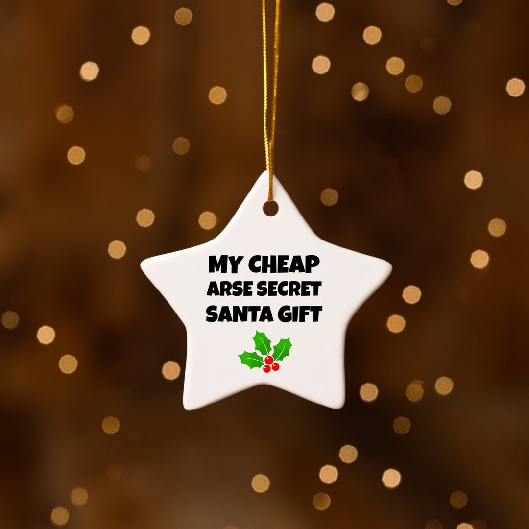 Ceramic Christmas Tree Shaped Decorations, my Cheap Arse Secret Santa