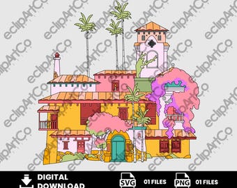 01 Clipart - Encanto SVG, Encanto PNG, Casita, Familia Madrigal, Madrigal, Mirabel, Bruno, Movie PNG, Digital Download