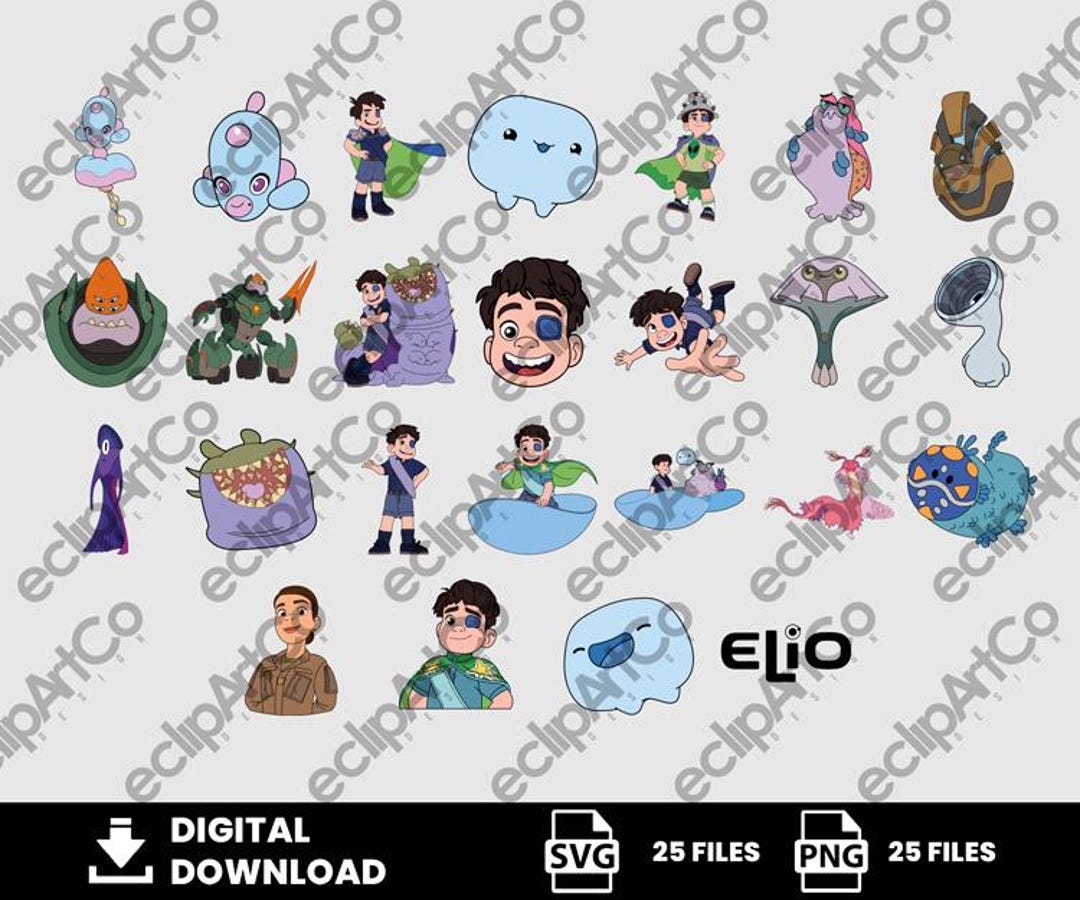 25 Clipart - Elio Svg, Elio Png, Glordon Svg, Lord Grigon Svg, Movie ...