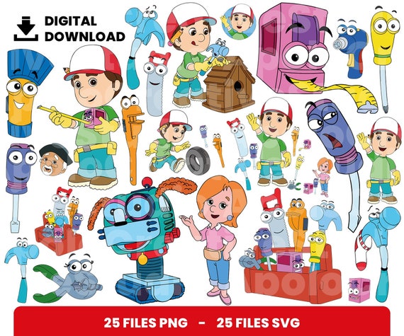Handy Manny Tools Clipart