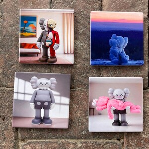 KAWS Skull Coaster Set - Etsy