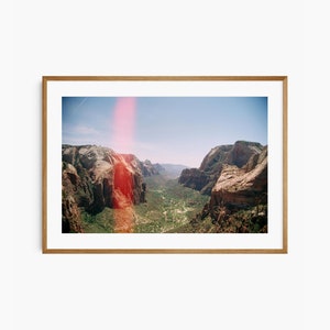 Parque Nacional Zion, Utah / Película / Película de 35 mm / Imagen natural / Estilo de vida al aire libre / Angels Landing / SLC / Descarga de fotos