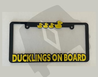 Marco de matrícula de patitos a bordo