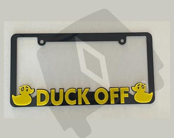 Marco de matrícula Duck Off