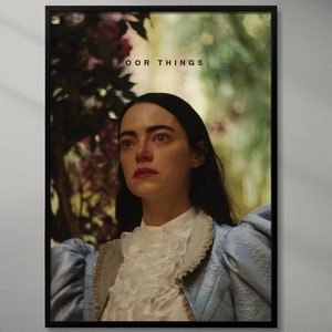 Poor Things Minimalist Movie Poster - Emma Stone - Yorgos Lanthimos - Fantasy Drama Art Print - 2023 Film Still - A2 Print
