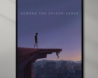 Spider-Verse Miles Morales Poster – Minimalist Superhero Art (A2 Print Digital Download)