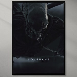 Alien Covenant Poster - Sci-Fi Horror Movie Art - Ridley Scott - Michael Fassbender - 2017 Film Decor - A2 Poster