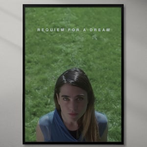 Requiem for a Dream Minimalist Movie Poster - Darren Aronofsky Art - Retro Film Print - 2000 Cult Classic - Dark Cinema Decor - A2 Poster