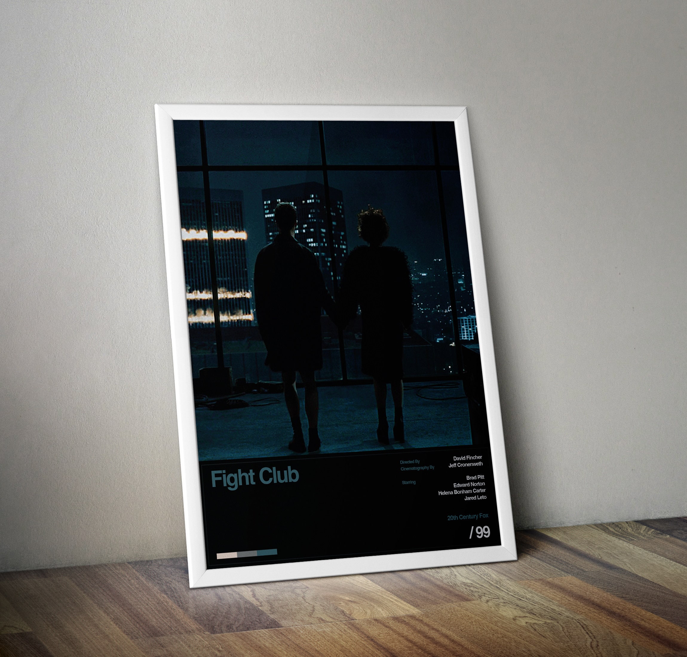 Discover Fight Club Movie Poster - Action Drama , Brad Pitt , Edward NORTONN , Retro Minimalist poster art - Vintage art - Gift Idea