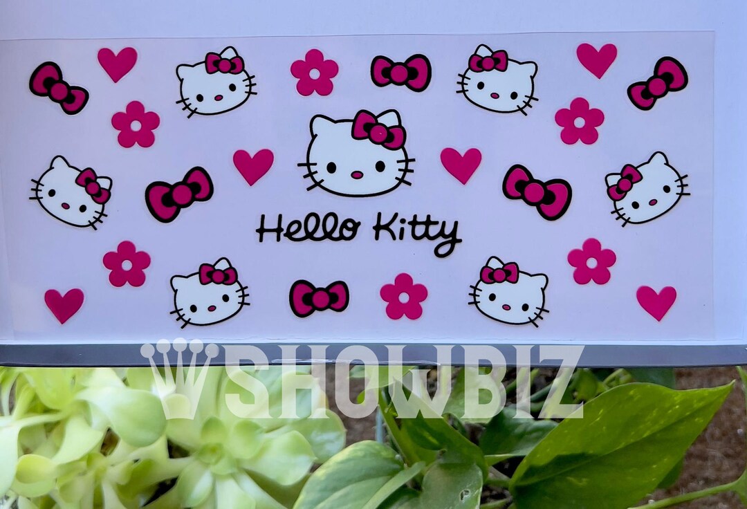 Hello Kitty UV DTF Transfer High Quality Cup Transfer - Etsy