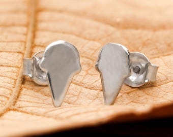 Sterling Silver Ice Cream Cone Stud Earrings | Hypoallergenic Jewelry