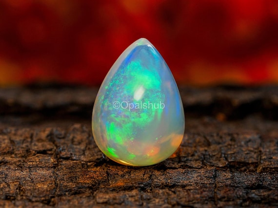 Opale Naturelle 1,82 Carats - Certifiée GIL, Taille Ronde, Origine Australie, Pierre En Vrac