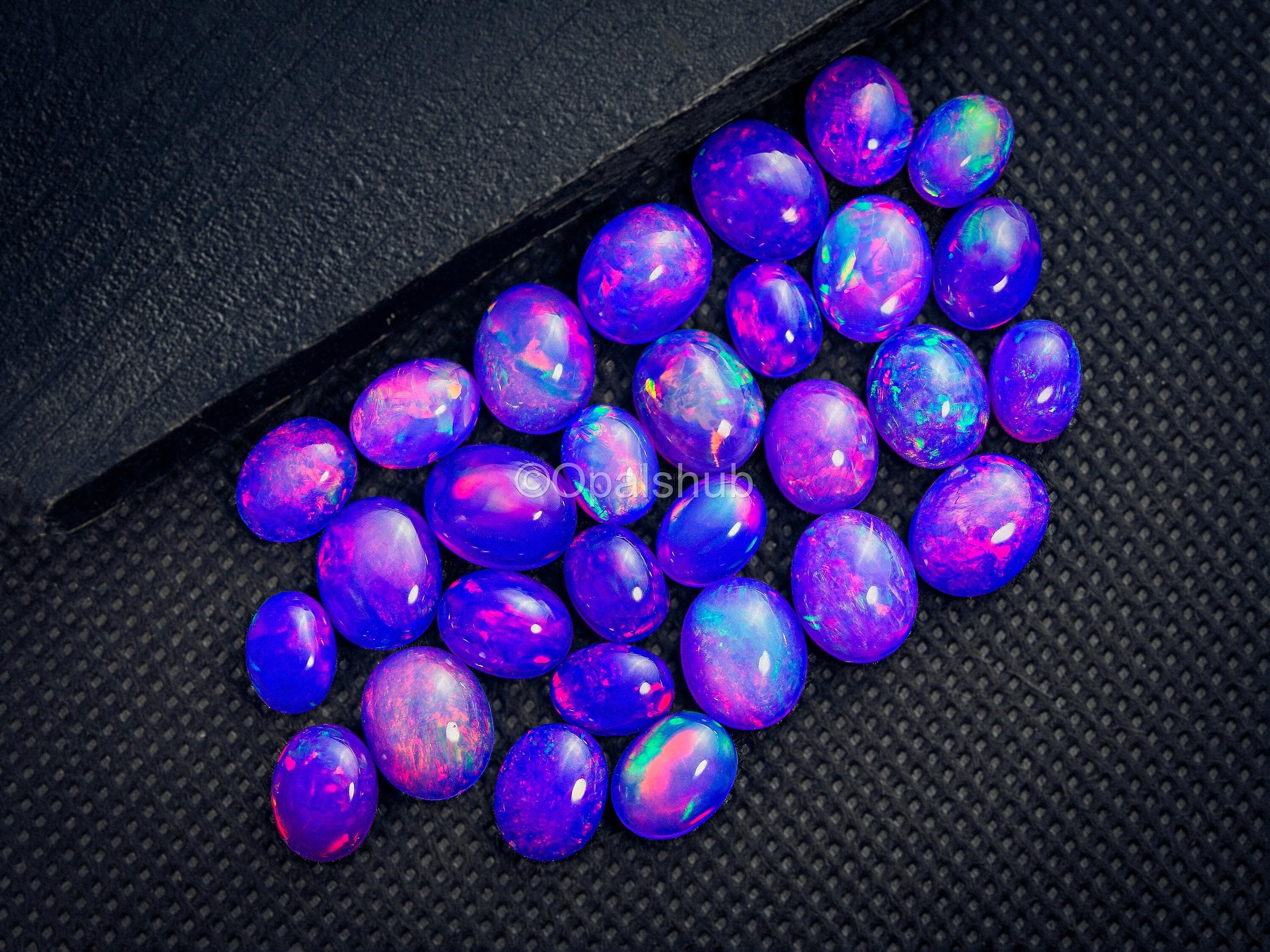Violet flame opal - Etsy 日本