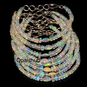 Handmade Ethiopian Opal Bracelet: October Birthstone Jewelry