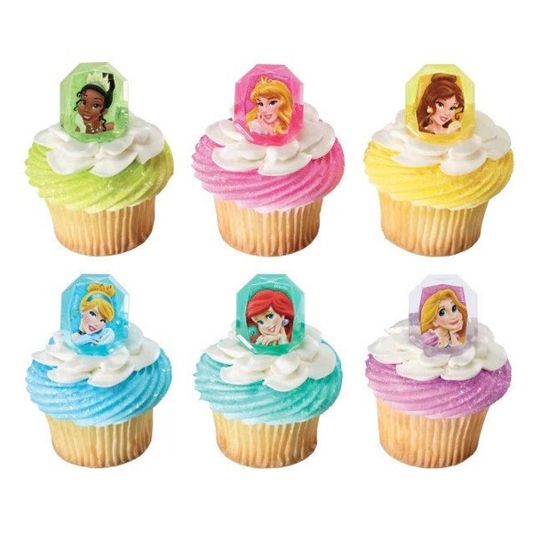 Princess Gemstone Princesses Cupcake Rings