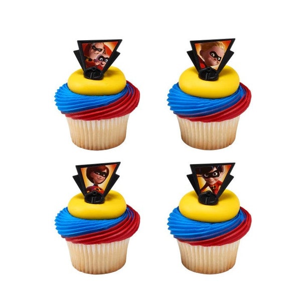 Incredibles Cupcake Rings