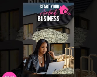 Airbnb eBook, PLR ebook | Master Resell Rights,Done For You Ebook, Add your brand and Resell, eBook template, PLR MRR ebook, Ebook Template
