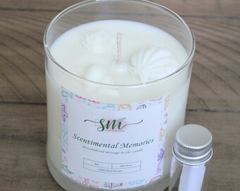 Scentimental Memories Candle | Personalized Message in the Candle
