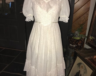 Girls true vintage Gunne Sax dress, sz 8