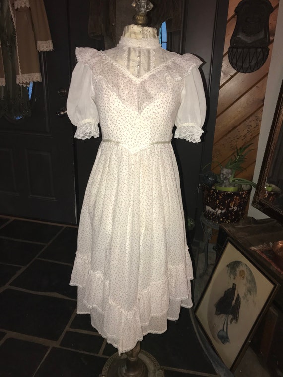 Girls true vintage Gunne Sax dress, sz 8